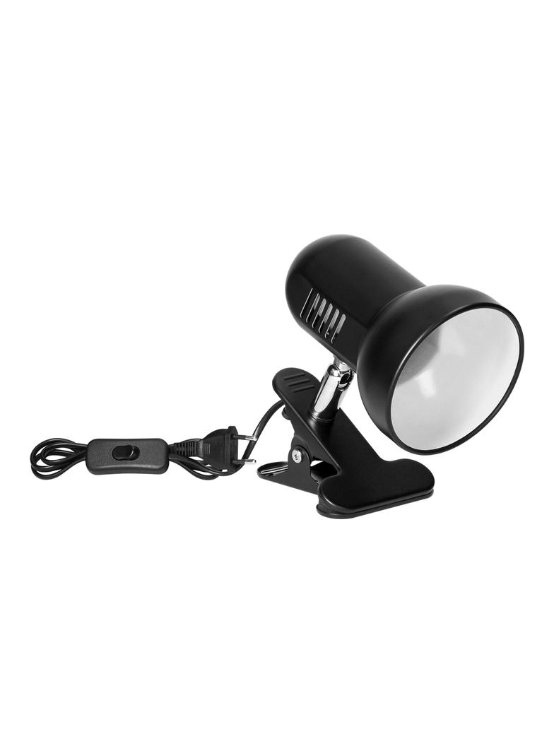 CANARD, lampka biurkowa z metalowym klipsem, 15W, E27, czarna