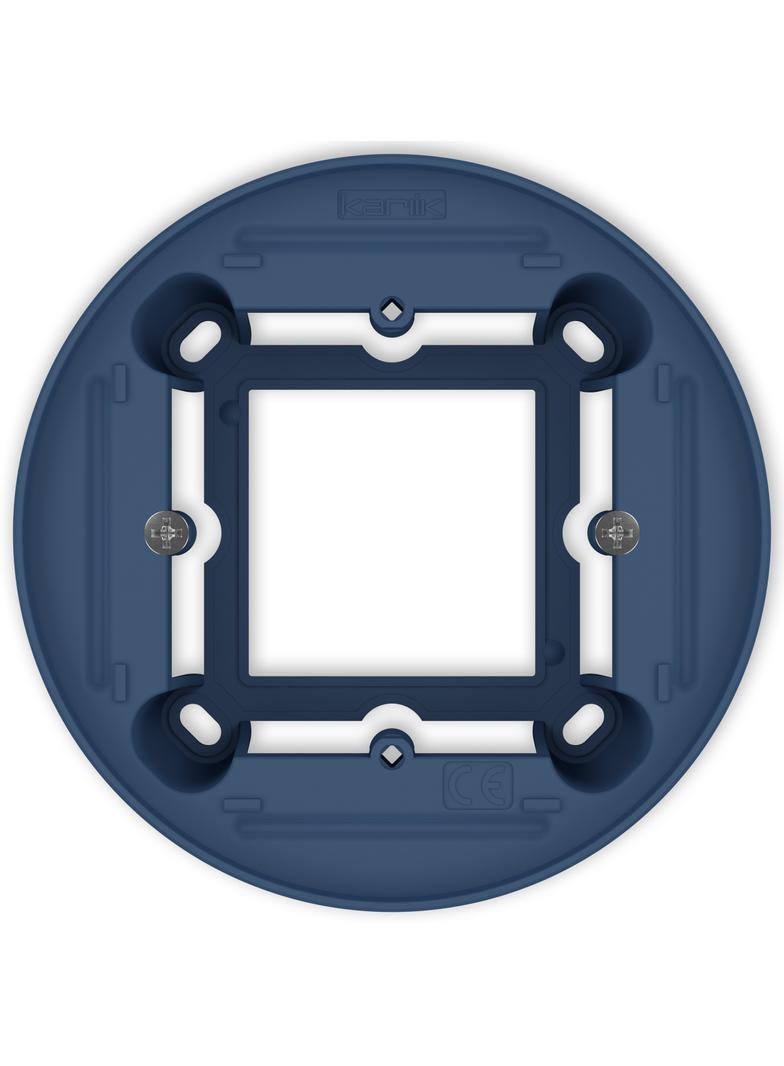 Puszka natynkowa pojedyncza okrągła ICON i MINI navy blue 64PUO-1 KARLIK
