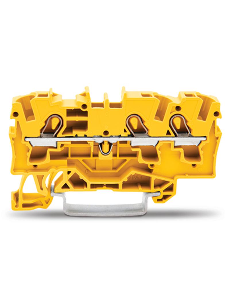 TOPJOBS złączka 3-przewodowa 4 mm2 żółta