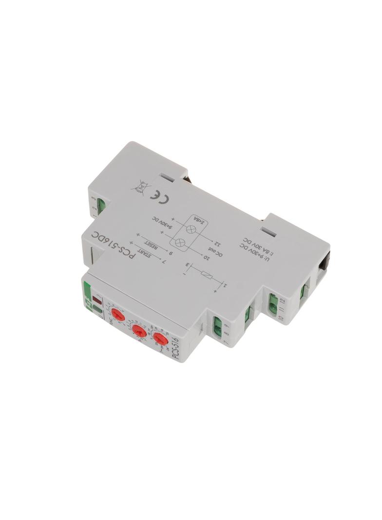 Przekaźnik czasowy 10-funkcyjny. Z wejściami START i RESET.