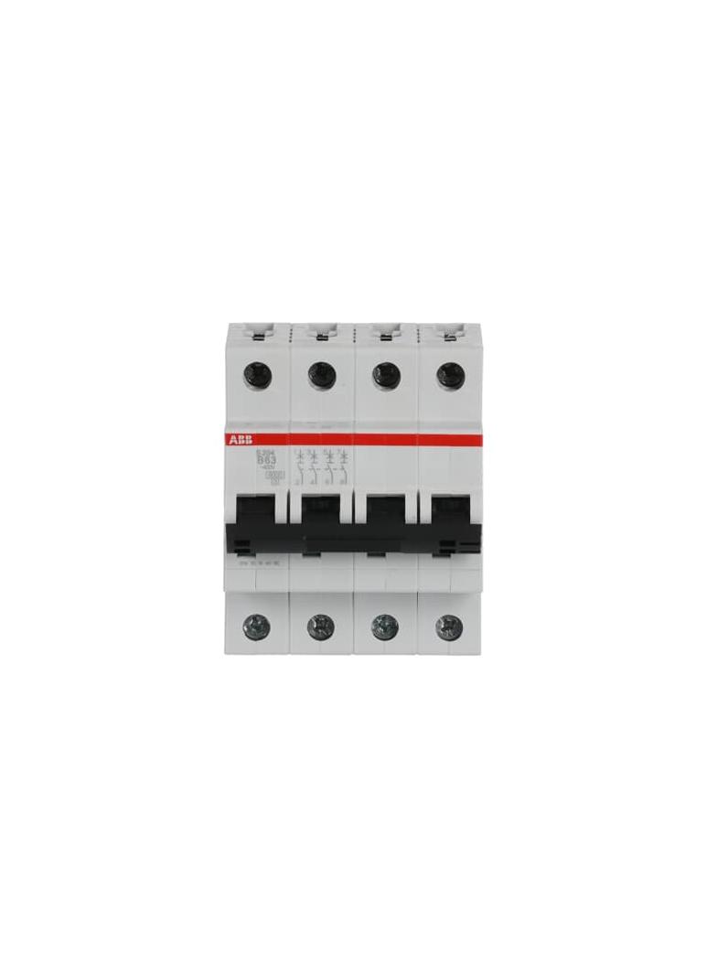 S204-B63 Wyłącznik nadprądowy 6kA 4P B63A 2CDS254001R0635 ABB