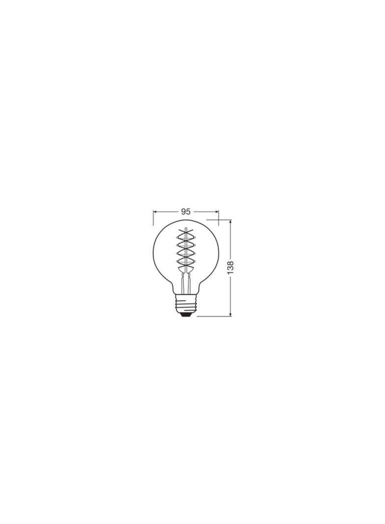 Lampa LED Vintage 1906 GOLD 95 dim 4,8W/822 szkło przezroczyste E27