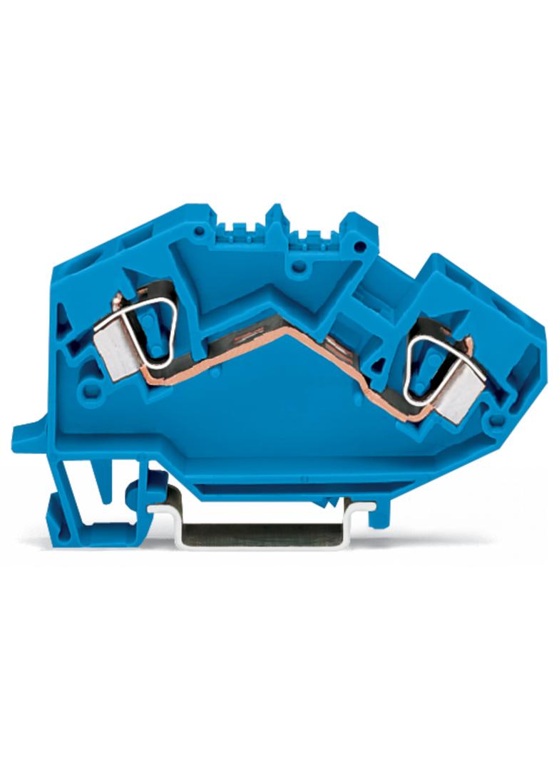 topJob złączka 2-przewodowa 6 mm2 niebieska