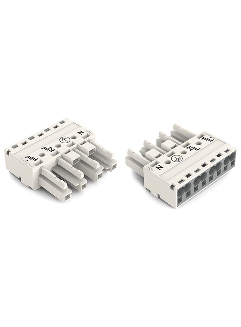 WINSTA gniazdo 4-torowe białe