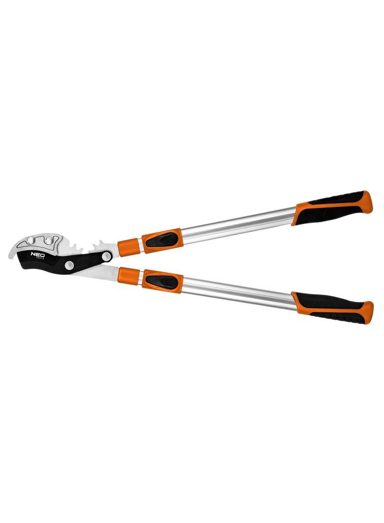 Kowadełkowy sekator do gałęzi 670 mm, zakres do 42 mm, przekładnia, teleskopowe uchwyty