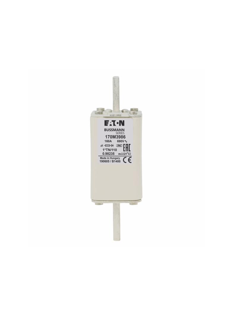 160A 1000V 1*TN/110 aR INDICATOR FUSE Wkładka szybka 160A AC 1000V compact DIN 1 43x61x138 170M3986