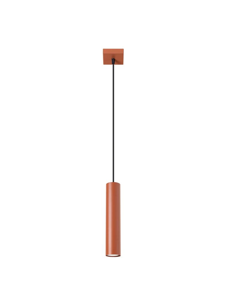Sollux Lampa wisząca LAGOS 1 ochra czerwona SL.1489