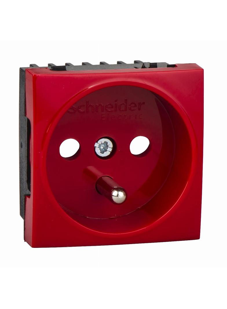 Ultra - gniazdo zasilające - pojedyncze - z bolcem uz. - czerwone