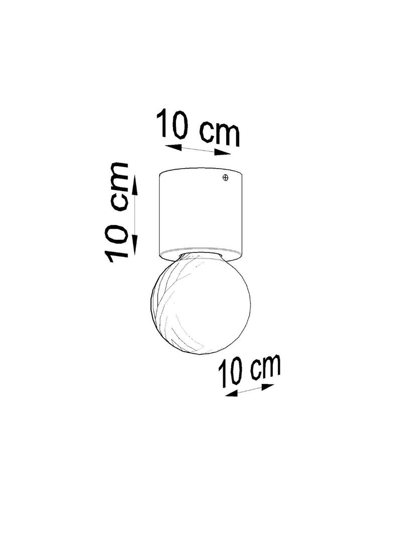 Sollux Plafon SALGADO naturalne drewno SL.0672