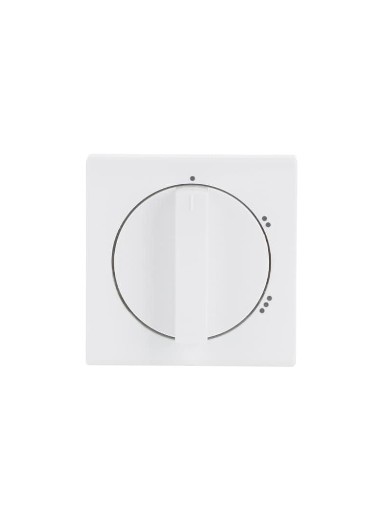 CARAT/FUTURE  Pokrywa z pokrętłem i nadrukiem biały studyjny