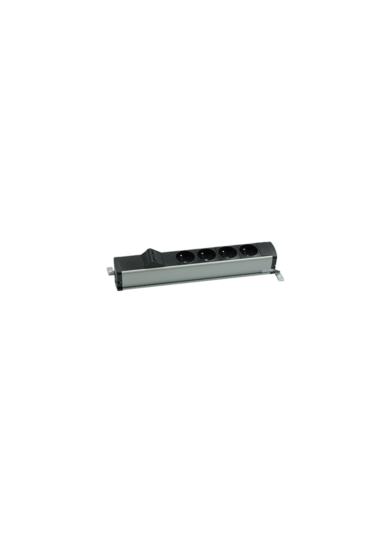"Simon 480 TS48-130E400K0-40 Listwa standardowa 4 gn. typ E i płytka 2xRJ45 keystone