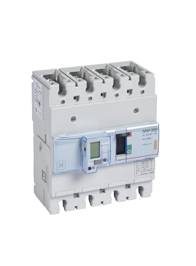 Wyłącznik DPX3 250 El Sg 4P 100A 25Ka 420515 LEGRAND