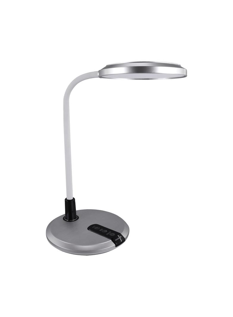 Lampka biurkowa SMD LED PLATON LED SILVER