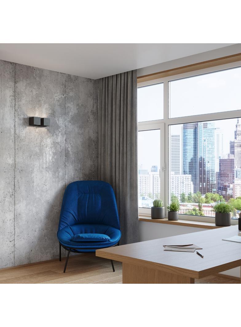 Sollux Kinkiet QUAD 2 czarny SL.0657