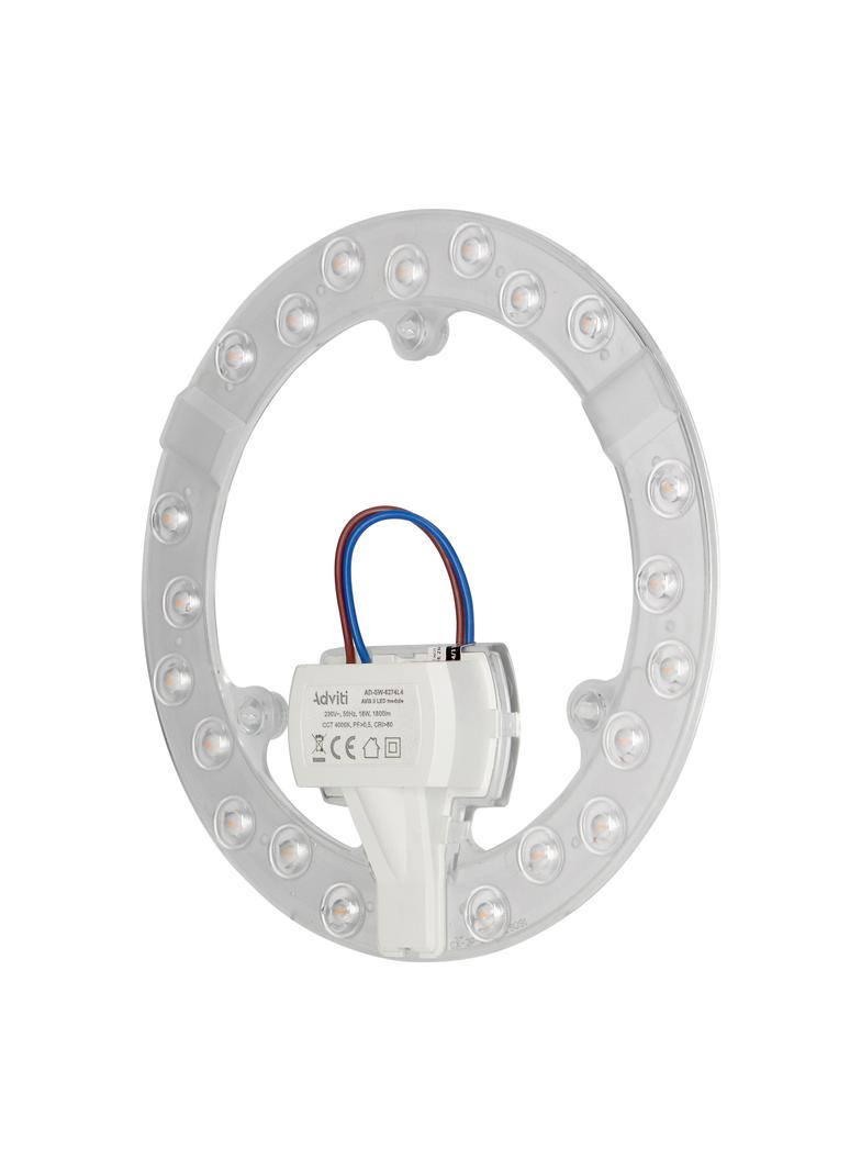 AVIS II LED 18W panel świetlny 1800lm 4000K 3 neodymowe magnesy O 176 AD-SW-6274L4 ORNO