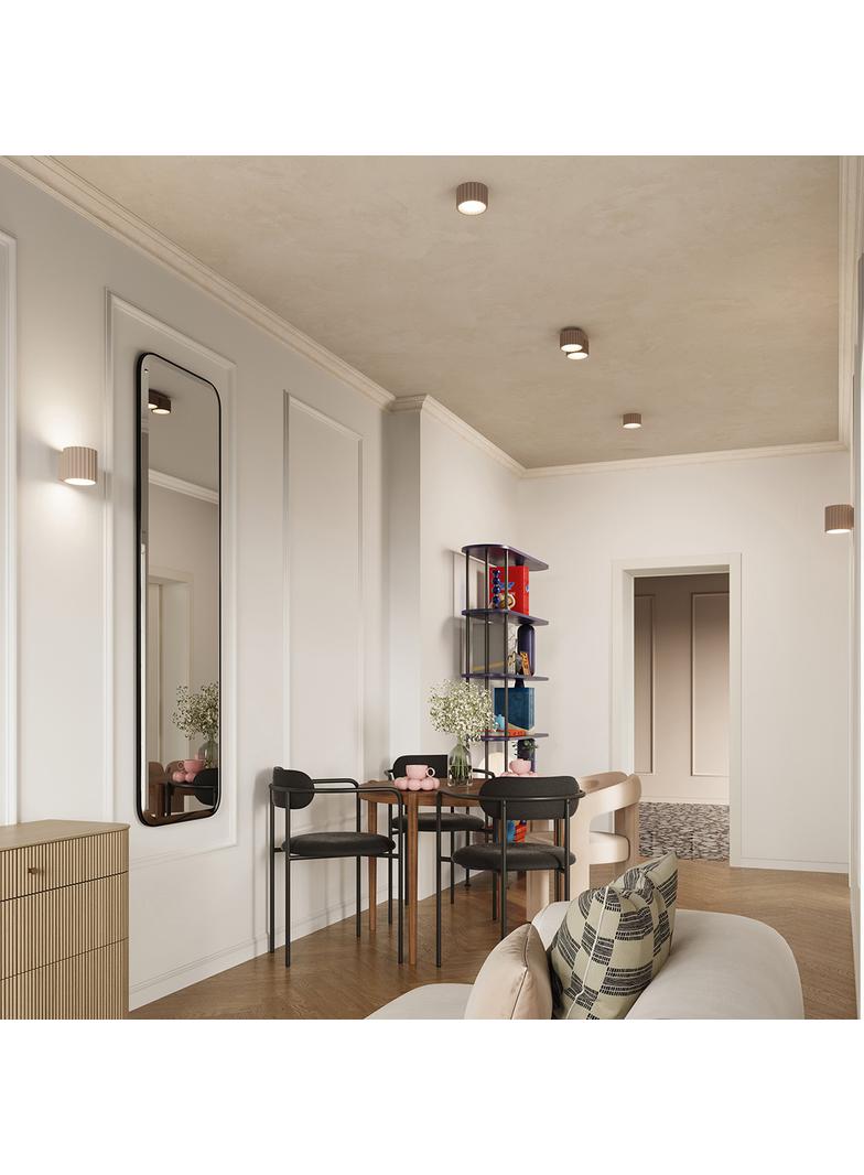 SOLLUX Plafon AURA 2 taupe Gx53 ; SL.1818