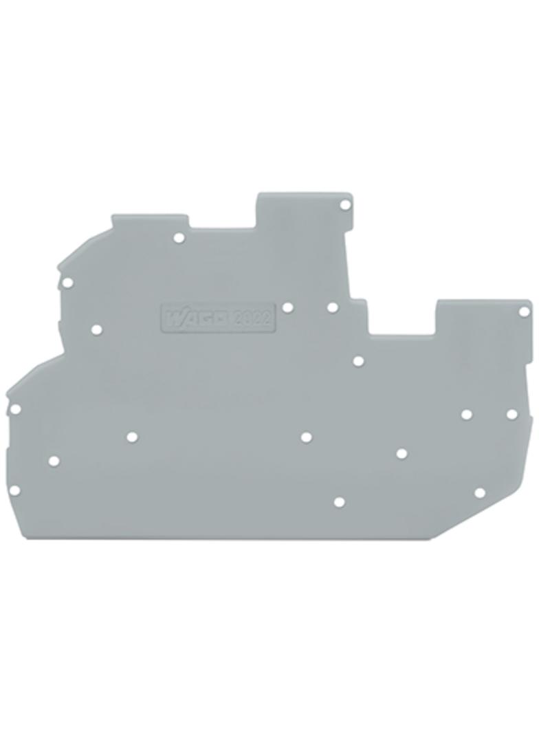 ścianka końcowa szara