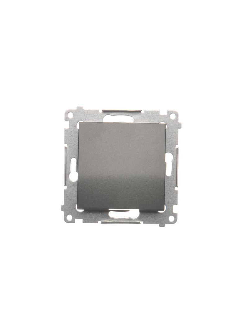 Simon 54 Łącznik krzyżowy bez piktogramu 10A 250V szybkozłączka antracyt DW7.01/X/48 KONTAKT