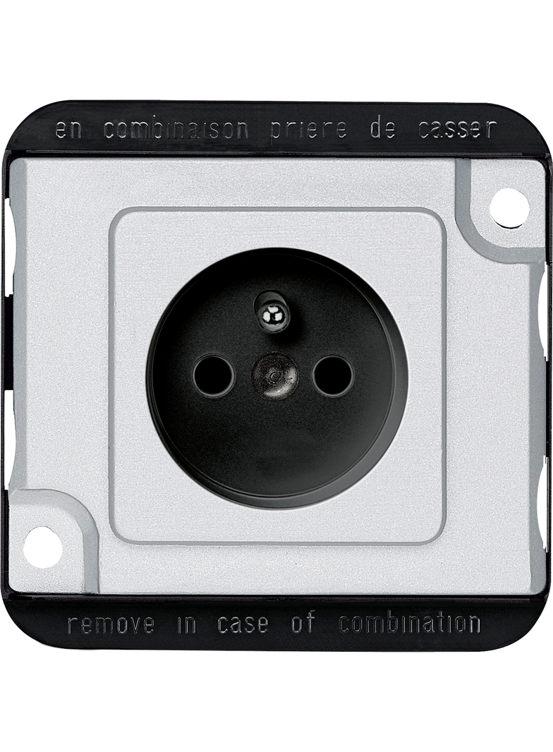 Merten Wandaloodporny - gniazdo 2P+PE 16A z bolcem uziemiającym