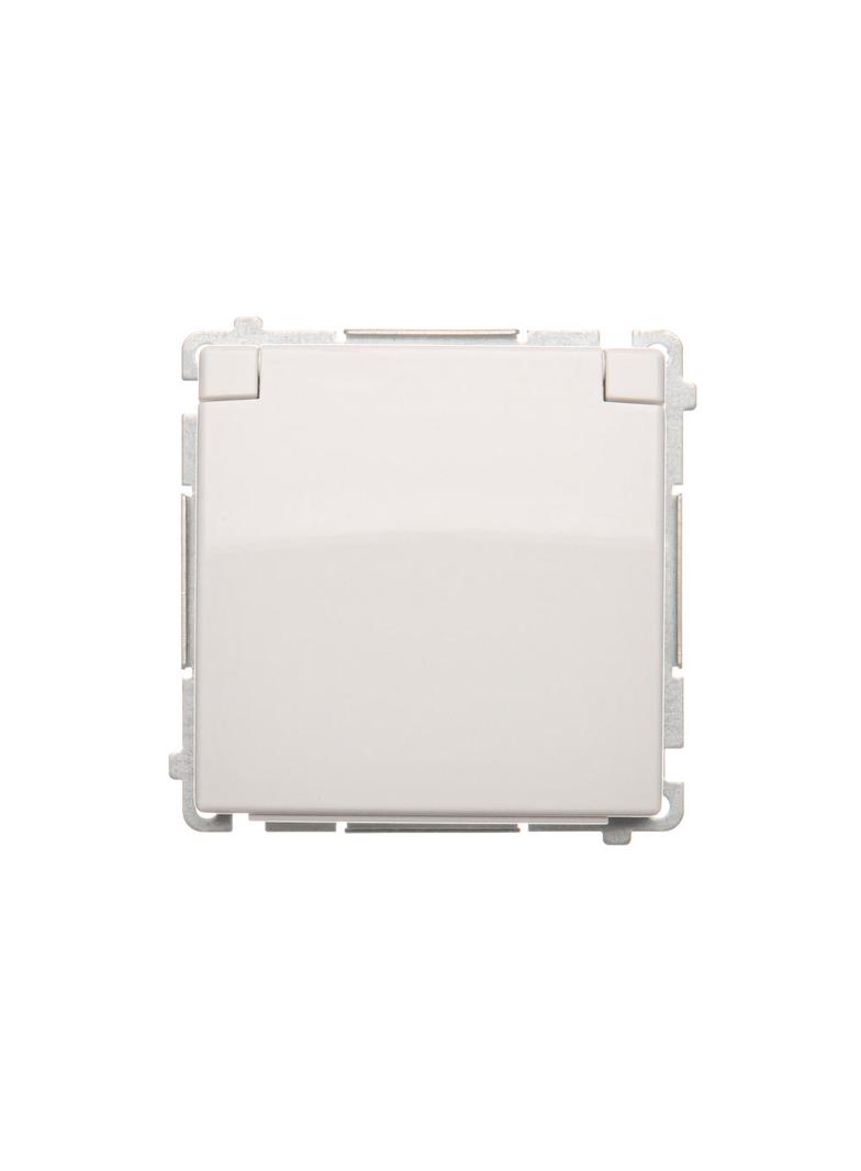 Simon Basic Gniazdo wtyczkowe Schuko do wersji IP44 16A 250Vzaciski śrubowe biały BMGSZ1B.01/11 BMGSz1B.01/11 KONTAKT