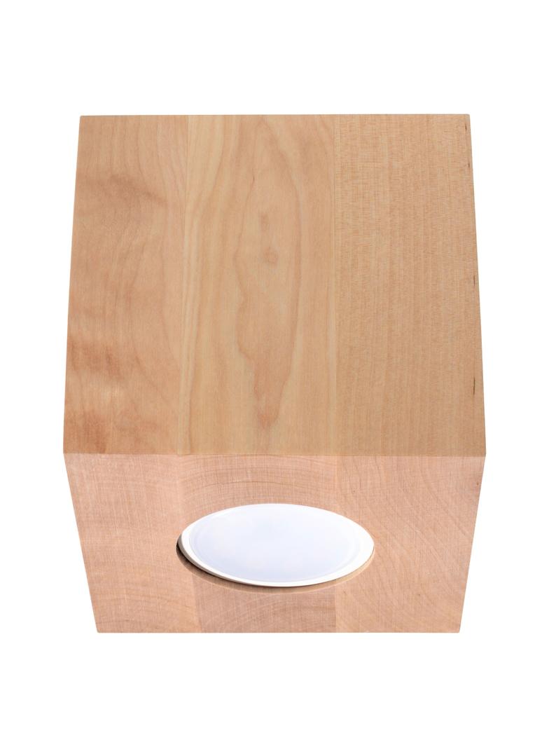 Sollux Plafon QUAD naturalne drewno SL.0493