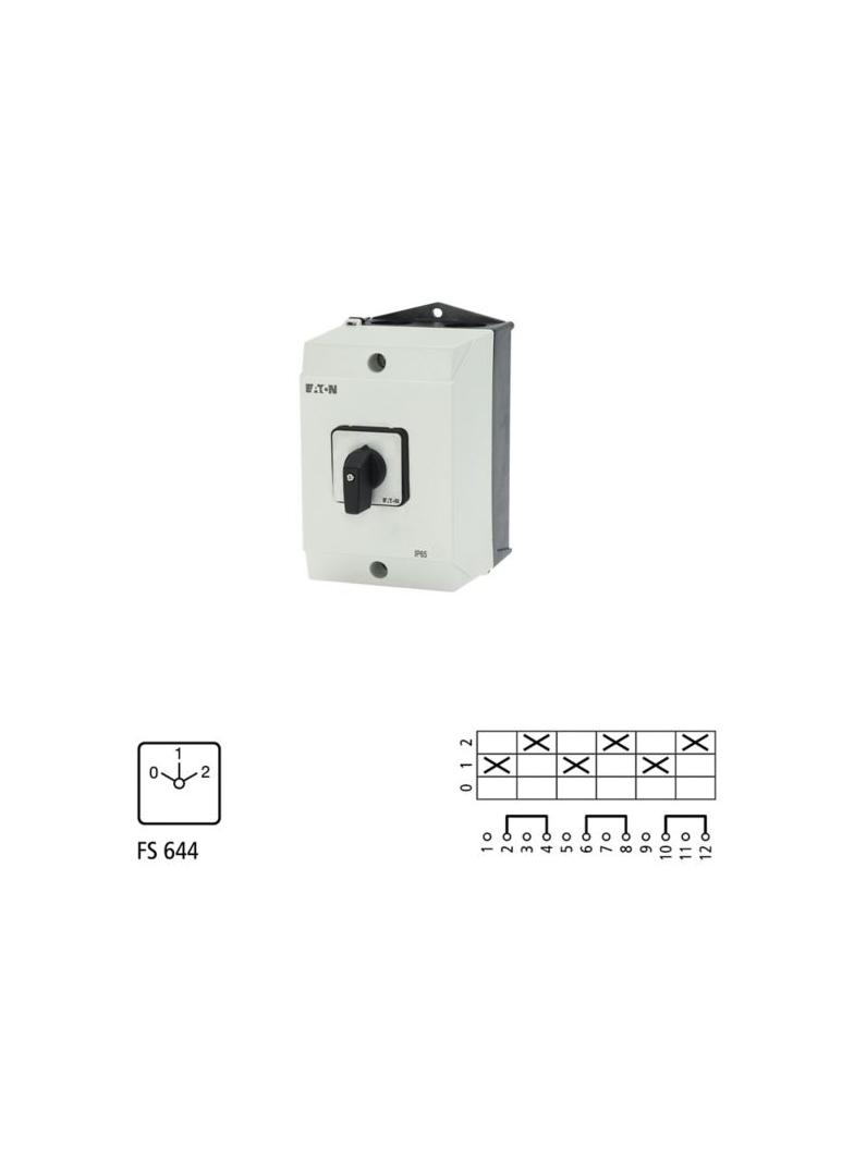 T3-3-8451/I2 Łącznik krzywkowy 32A 13kW 207189 EATON