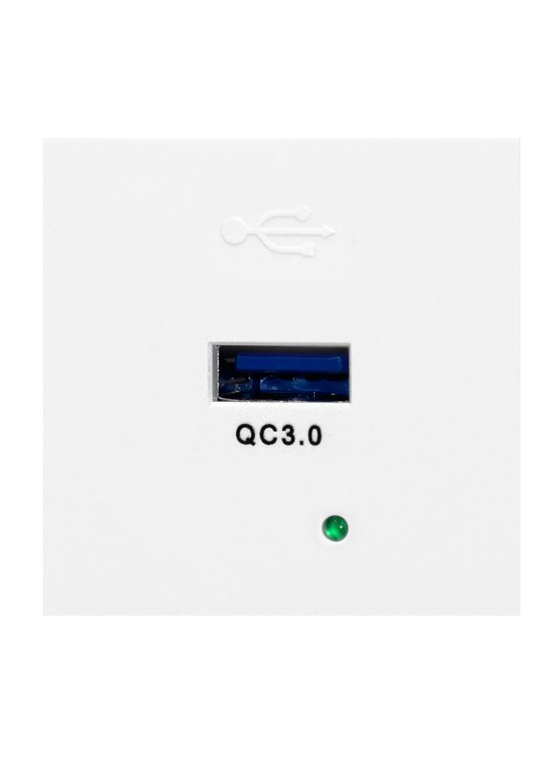 "NOEN USBQ, port modułowy 45x45mm z ładowarką USB quick charge 3A/5V