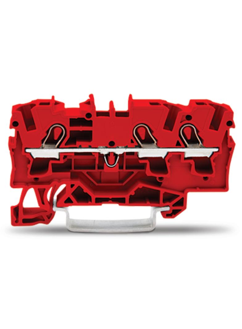 TOPJOBS złączka 3-przewodowa 4 mm2 czerwona