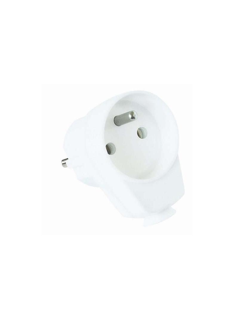WTYCZKA JEDNOFAZOWA KĄTOWA Z TWORZYWA 2P+Z 10/16A  Wtyczka-gniazdo 2P+Z 10/16A 250V  IP20