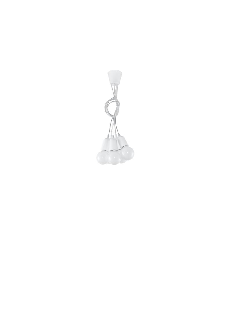 Sollux Lampa wisząca DIEGO 5 biała SL.0571