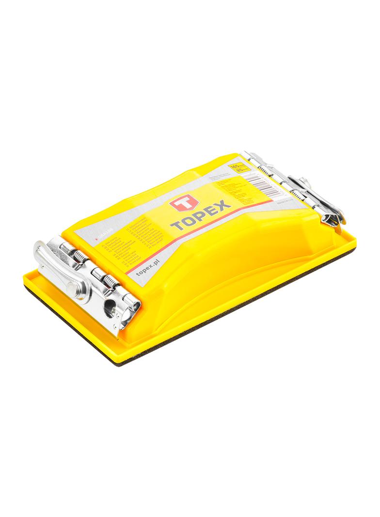 Blok ścierny 85 x 165 mm, metalowe zaciski