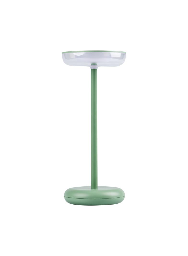 FLUXY LED IP44 GN Lampka stołowa bezprzewodowa FLUXY LED IP44 GN barwa ciepłobiała 3000K max 82Lm ko 37313 KANLUX