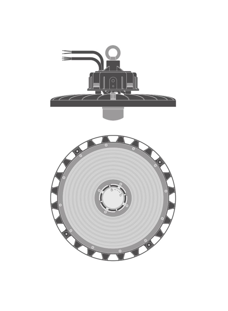 Oprawa HIGH BAY SENSOR 155W 4000K 110DEG IP65
