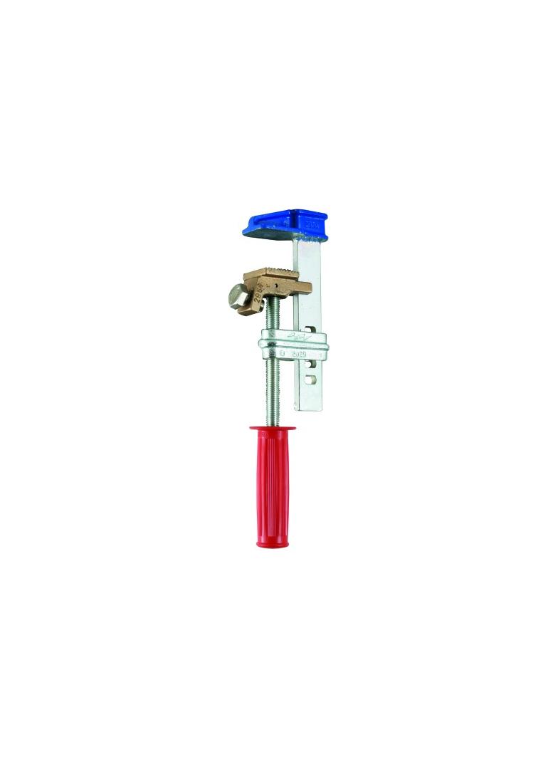 Zacisk imadło z izolowanym uchwytem, do szyn, niebieski do PEN