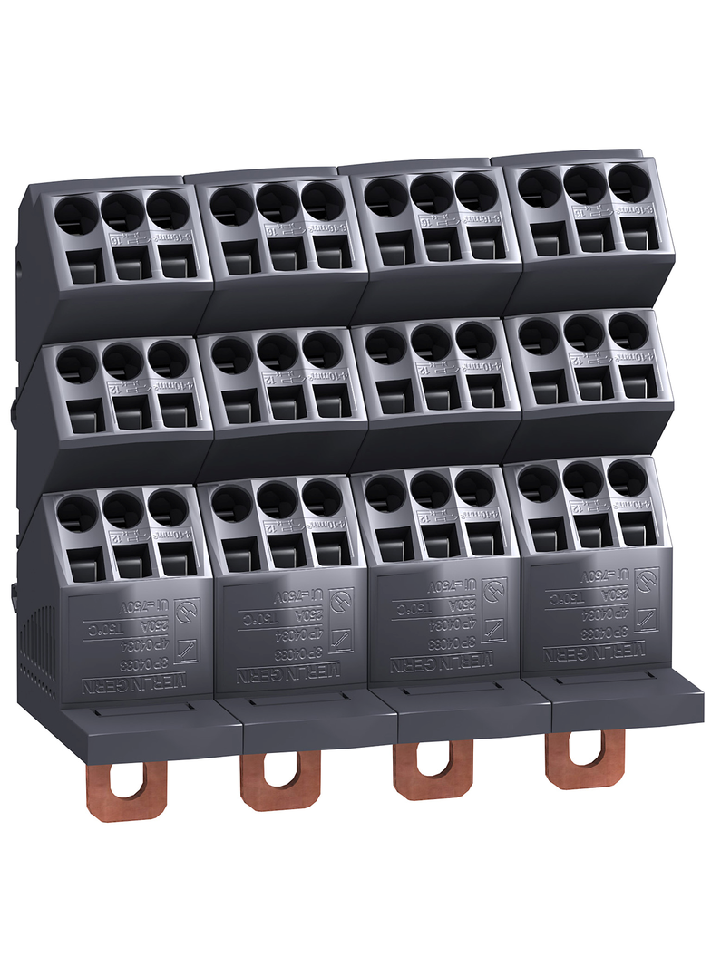 Rozdzielnice PrismaSet, blok rozdzielczy Polybloc 250A 4P