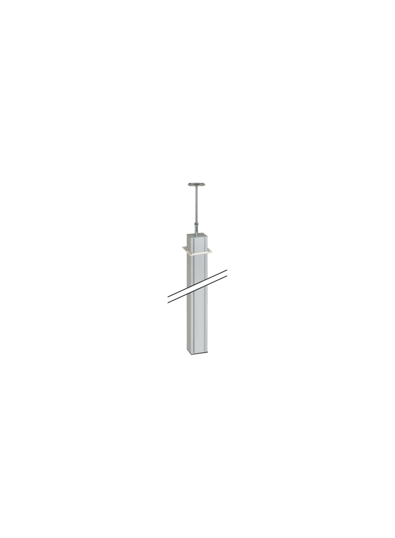 Simon Connect Kolumna 1-stronna wys.3m 70x60mm aluminium ALK1100/8 KONTAKT