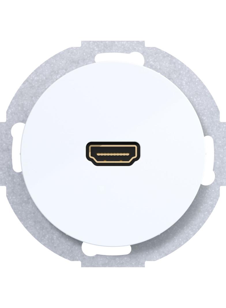 R.1/R.3 Gniazdo HDMI biały Berker 3315422089 WLF4379WG HAGER