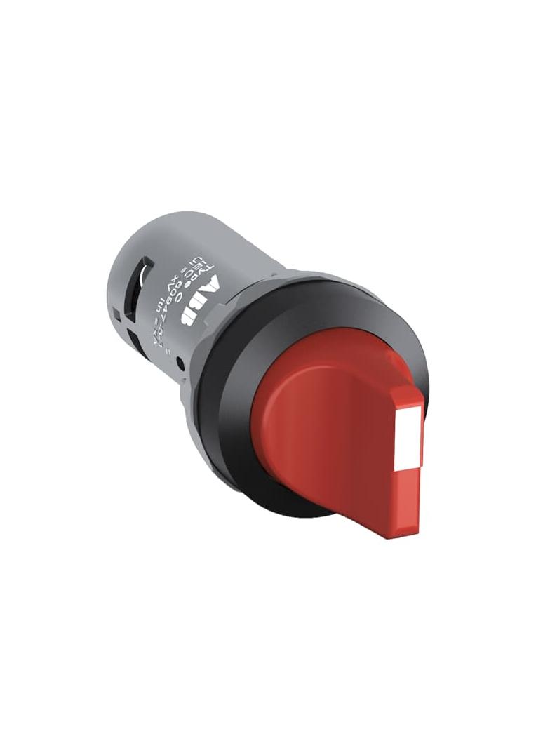 Przełącznik obrotowy 2poz.2NO czerwony C2SS3-10R-20