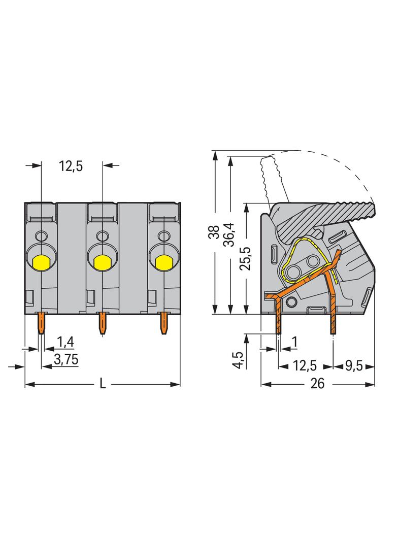 złączka do płytek drukowanych