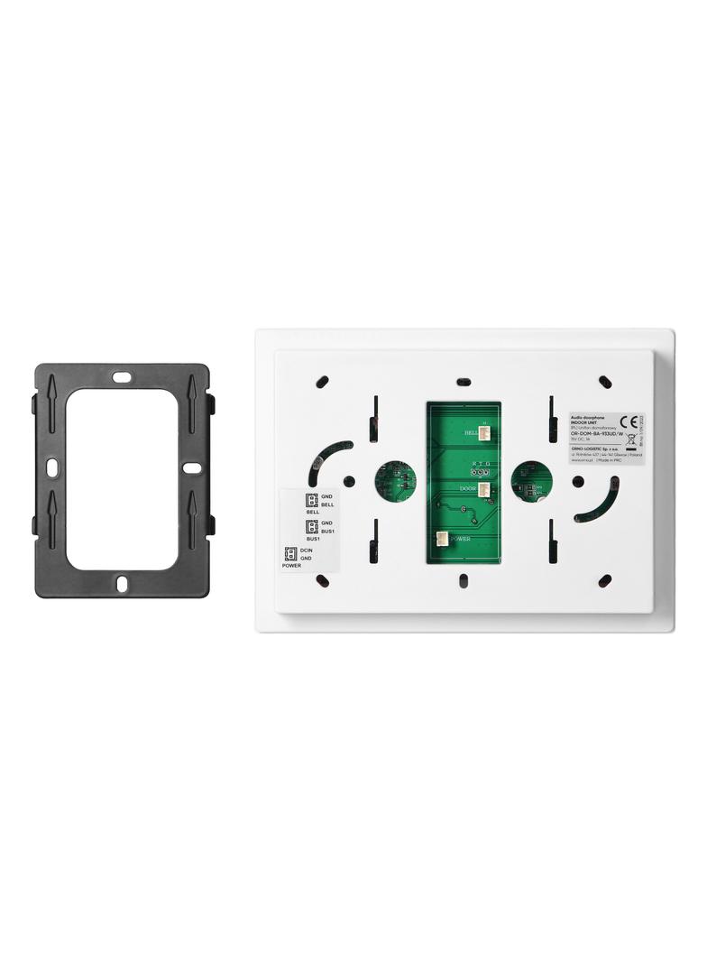 SANDI, zestaw domofonowy jednorodzinny, bezsłuchawkowy 2-żyłowy, z szyfratorem i czytnikiem breloków