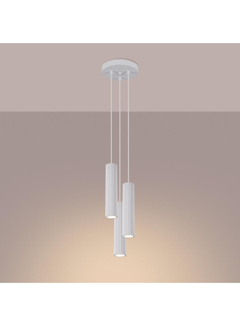 Sollux Lampa wisząca KARBON 3P biały SL.1538