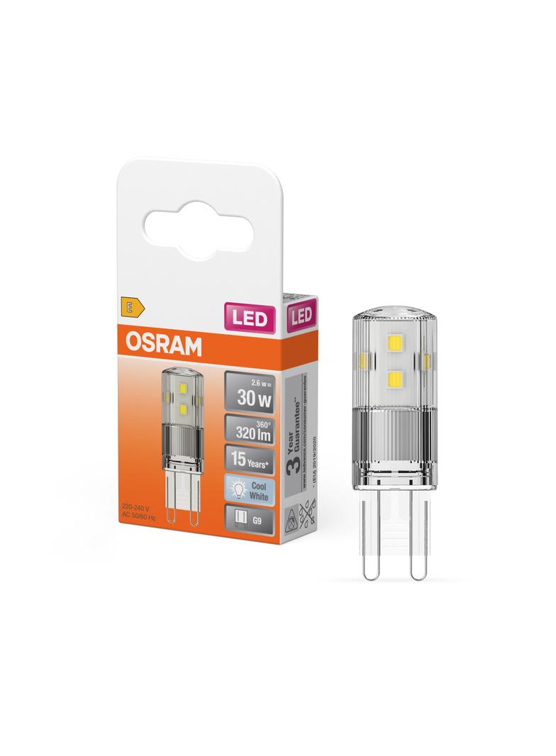 LAMPA LED PIN30 CL 2,6W/840 230V G9
