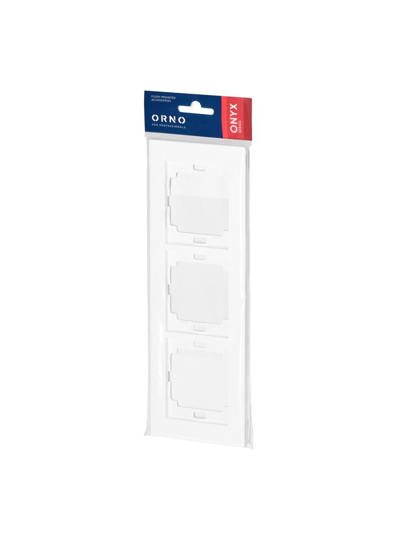 Ramka potrójna Onyx, Ra-3O, biały OR-OE-7520/3/W ORNO