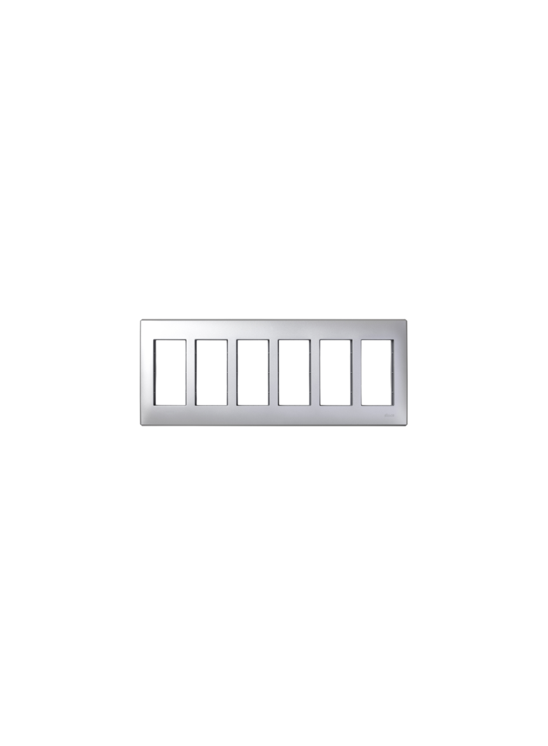 Simon Connect Ramka obudowy S500 6-modułowa 12x K45 aluminium 51010106-033 KONTAKT