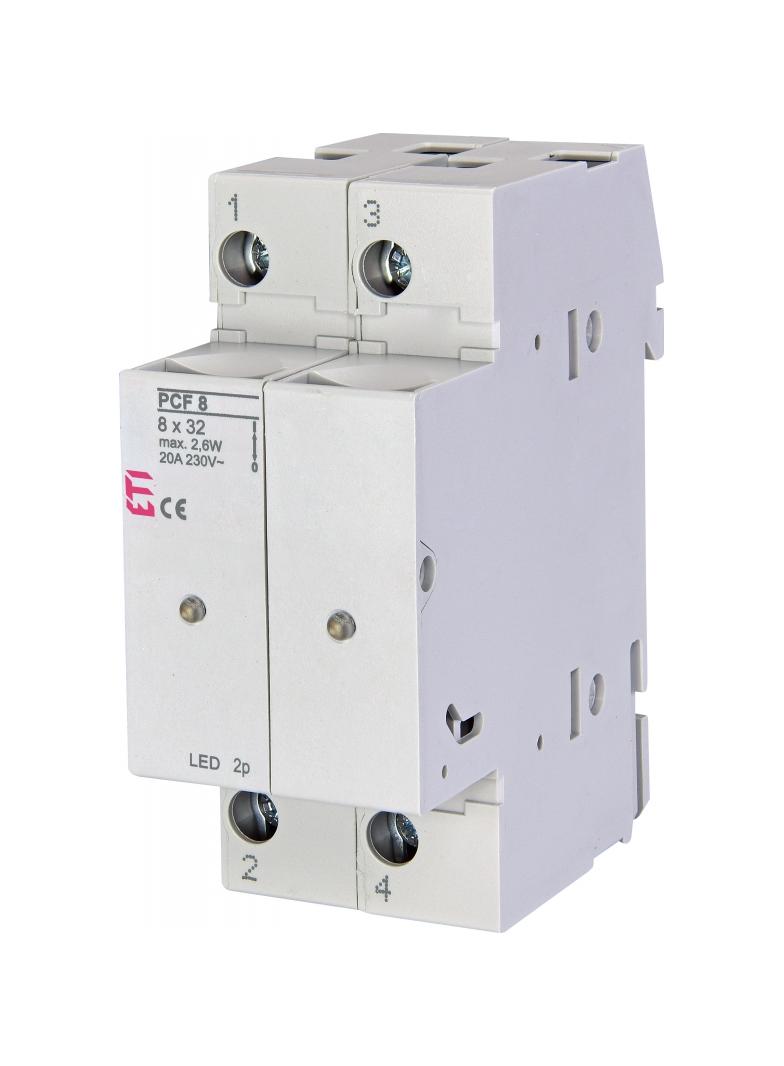 Rozłącznik bezpiecznikowy PCF 8 2P LED 002530013 ETI