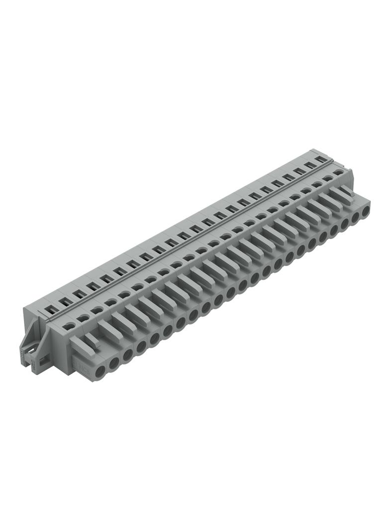 MCS-MIDI Classic gniazdo 23-bieg. szare raster 5 mm /10szt./ WAGO