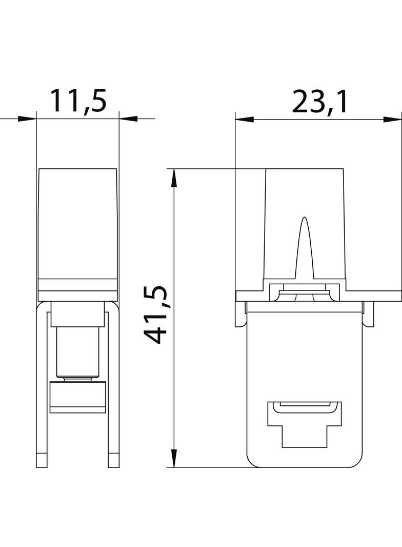 TPE 25, Kostka zaciskowa PE
