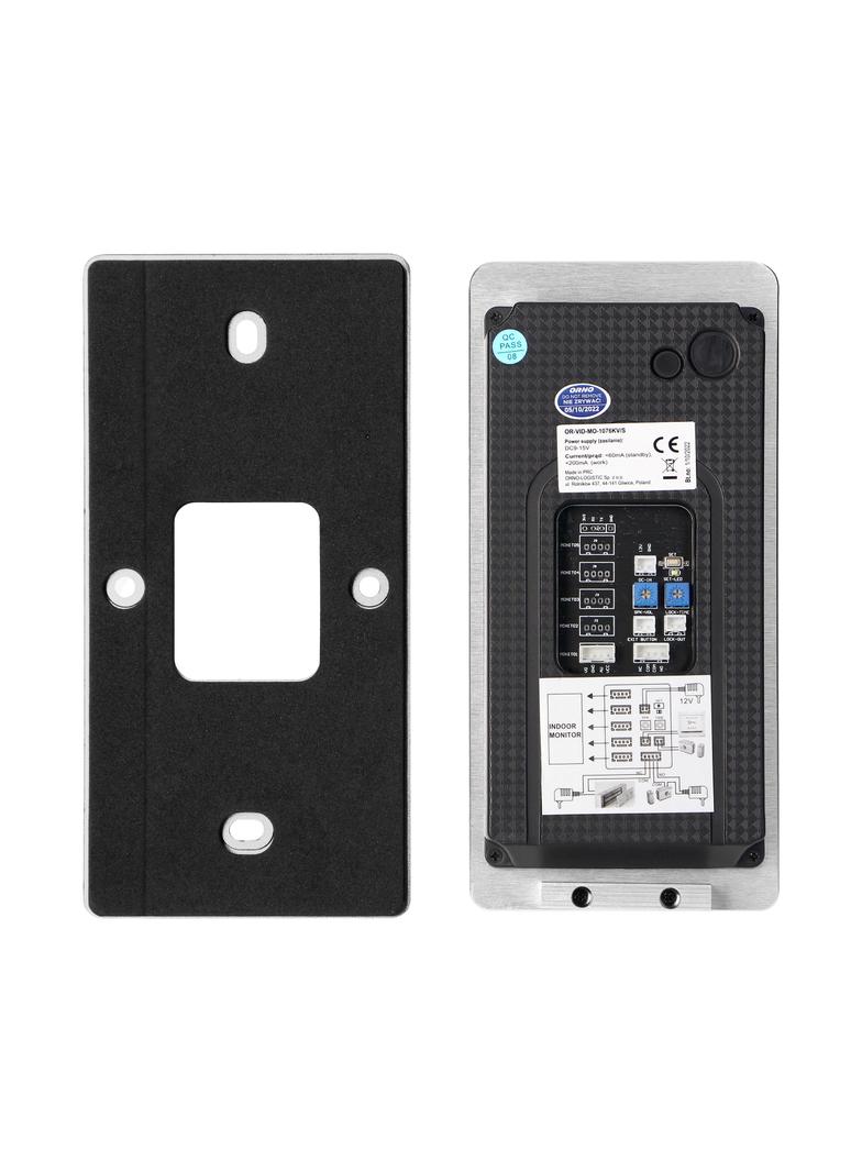 Zestaw wideodomofonowy bezsłuchawkowy monitor 10 LCD menu OSD WI-FI + APP na telefon z gniazde OR-VI