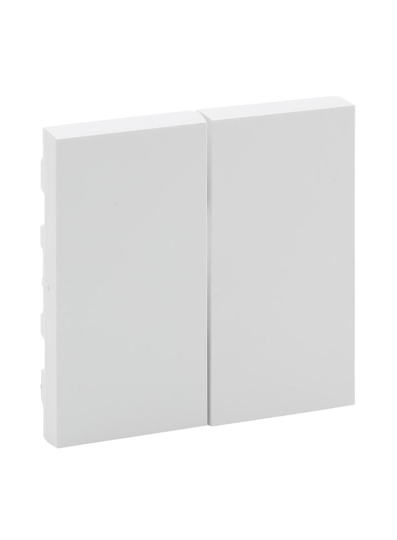 NILOE STEP - PRZYCISK PODWÓJNY PLAKIETKA KOLOR BIAŁY, Legrand