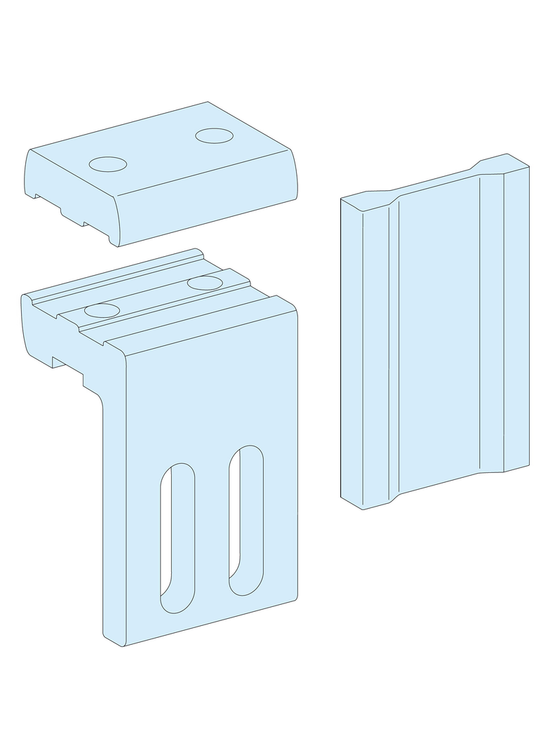 Rozdzielnice PrismaSet, łącznik szyn miedzianych 10mm z Linergy 1600A